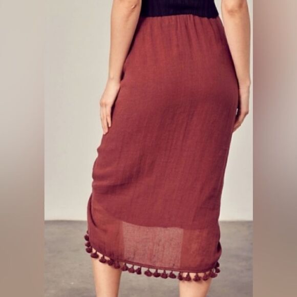Drawstring Tassel Skirt - Picture 10 of 16